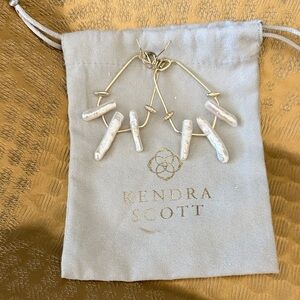 Kendra Scott Gold and Iridescent Earrings